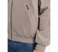 Weatherproof Microfiber Bomber Jacket