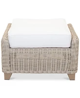 Willough Outdoor Ottoman, with Sunbrella Cushion, Created for Macy's