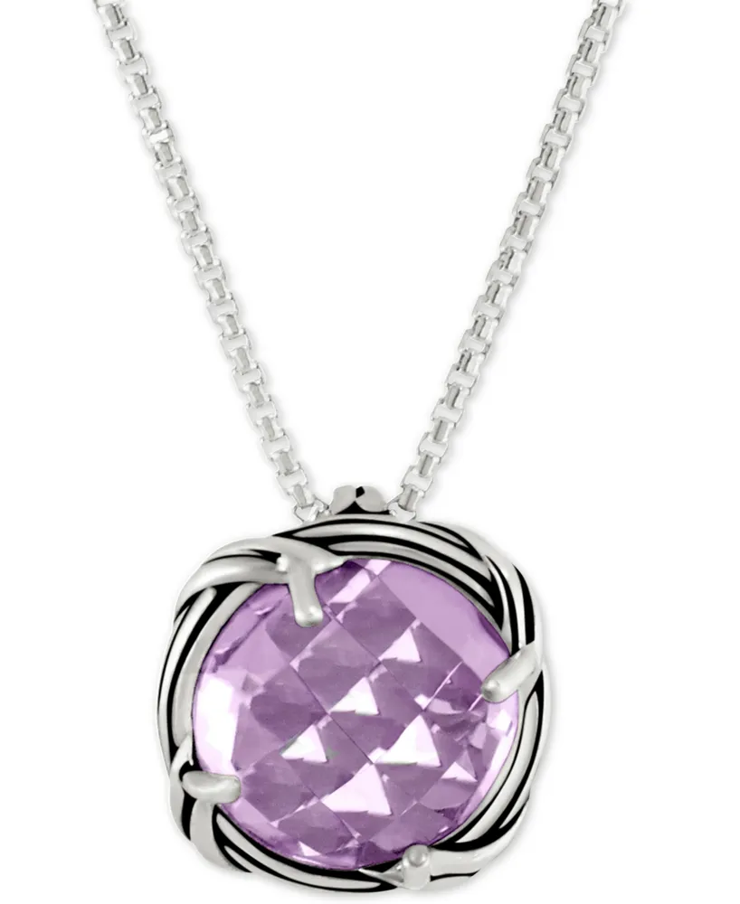 Peter Thomas Roth Lavender Amethyst Adjustable Pendant Necklace (4 ct. t.w.) in Sterling Silver