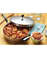 Farberware Classic Series Stainless Steel 4.5-Qt. Saute Pan & Lid