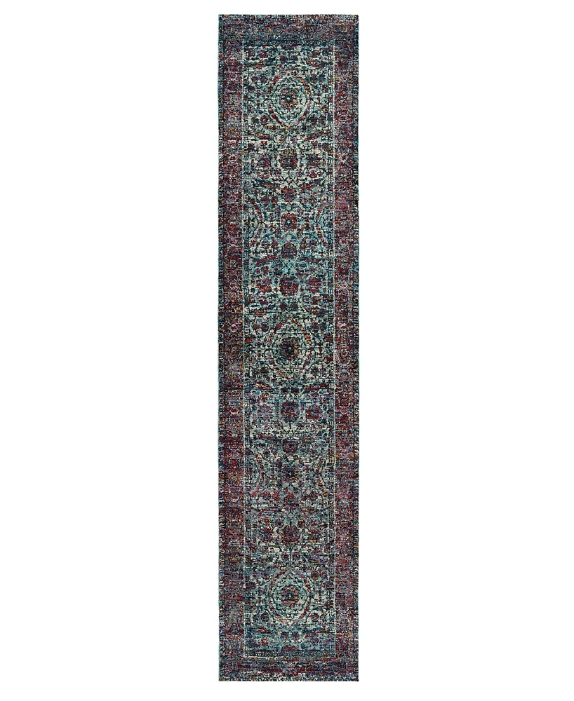 Oriental Weavers Andorra Pena 2'6" x 12' Runner Rug