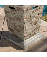 Harra Stone Gas Fire Pit