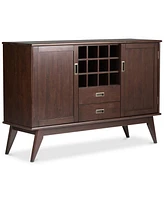 Kentler Mid Century Sideboard Buffet and Wine Rack