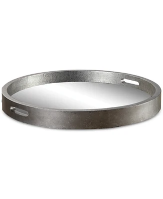 Uttermost Bechet Round Silver Tray