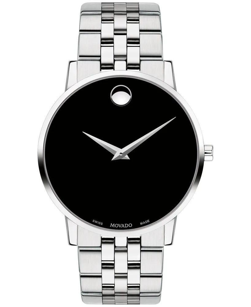 Movado Men's Swiss Museum Classic Stainless Steel Bracelet Watch 40mm