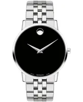 Movado Men's Swiss Museum Classic Stainless Steel Bracelet Watch 40mm