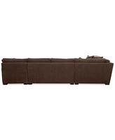 Radley -Piece Fabric Chaise Sectional Sofa