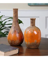 Uttermost Kadam Ceramic Vases, Set of 2