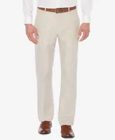 Perry Ellis Men's Classic-Fit Linen Blend Herringbone Pants