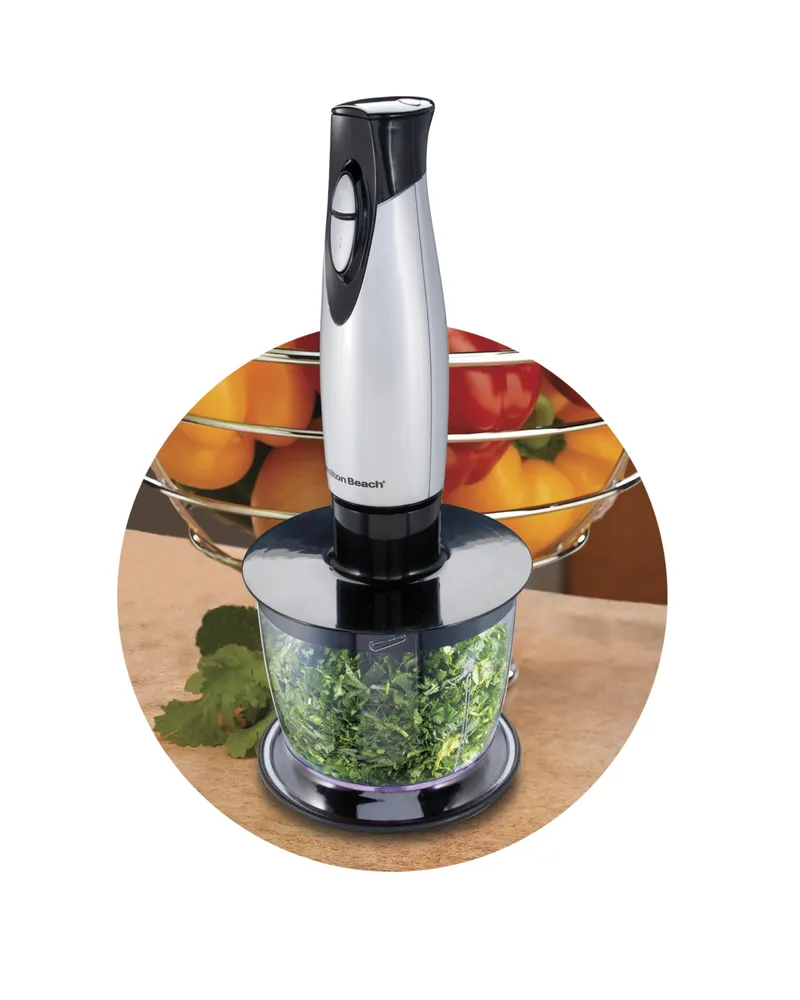 Hamilton Beach 2-Speed Hand Blender with Whisk and Chopping Bowl
