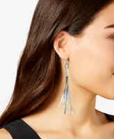 Guess Herringbone Chain Fringe Earrings
