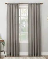 Amalfi Linen Blend Textured Sheer Rod Pocket Curtain Panel Collection