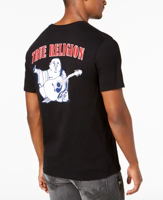 True Religion Men's Buddha Logo Crewneck Short Sleeve T-shirt
