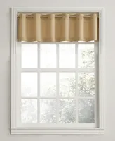 No. 918 Montego Casual Textured Semi-Sheer Grommet Kitchen Curtain Valance