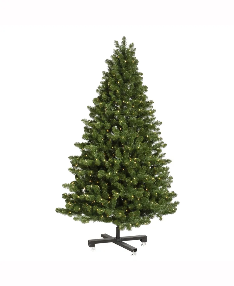 Vickerman 7.5' Medium Grand Teton Artificial Christmas Tree with 750 Warm White Led Lights