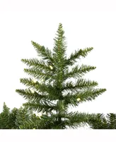 Vickerman 12' Camdon Fir Slim Artificial Christmas Tree with 1800 Warm White Led Lights