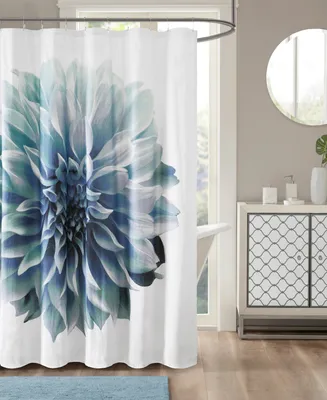 Madison Park Norah Cotton Percale Shower Curtain, 72" x 72"