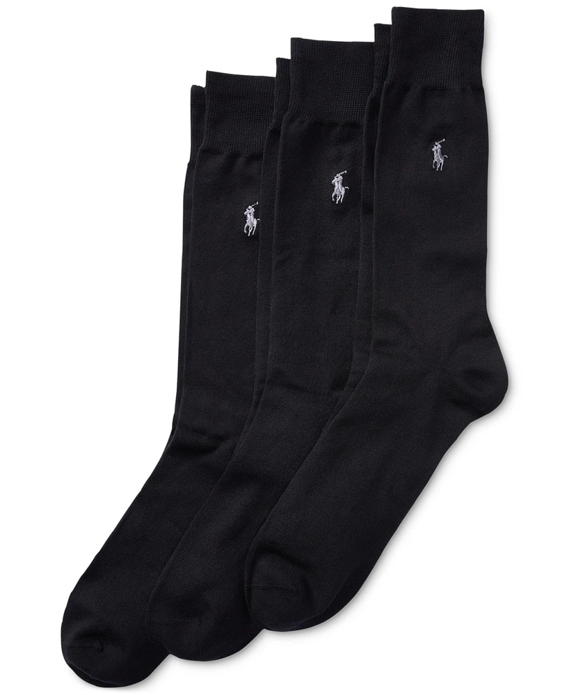 Polo Ralph Lauren Men's 3-Pk. Supersoft Dress Socks