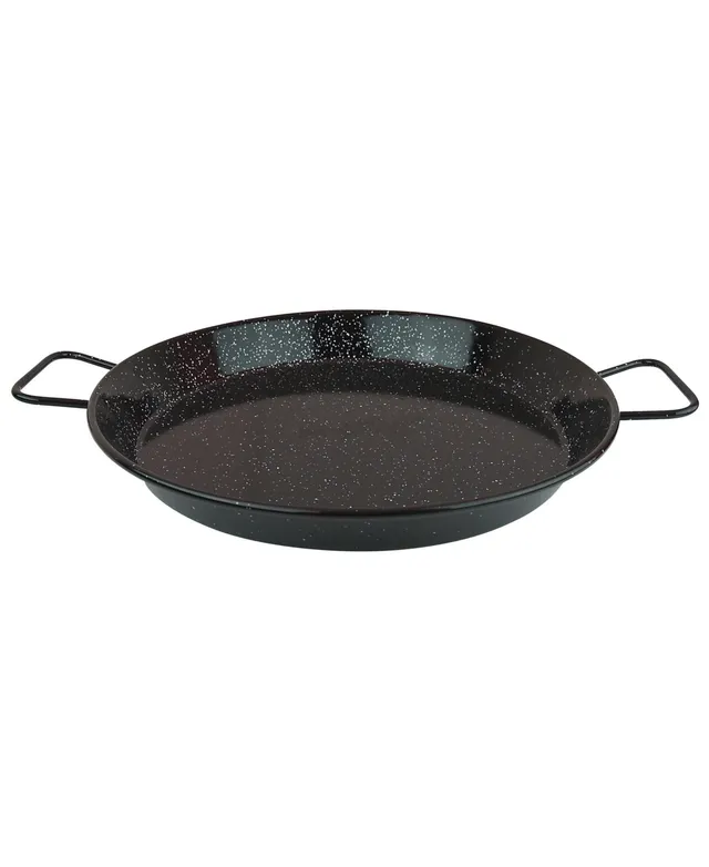 Mesa Mia Carbon Steel 13 Comal Pan with Handles, Color: Black