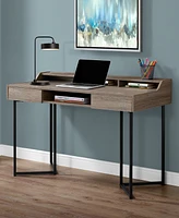 Monarch Specialties 48"L Computer Desk -in Dark Taupe