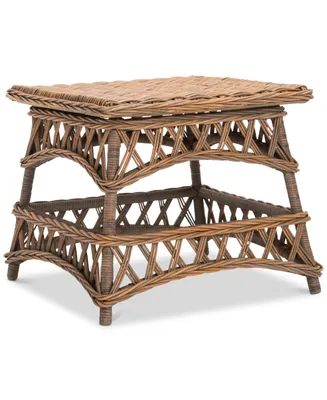 Sora Wicker Accent Table