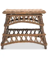 Sora Wicker Accent Table