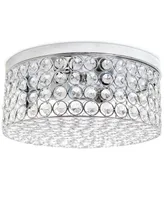 Elegant Designs 12" Elipse Round Flushmount