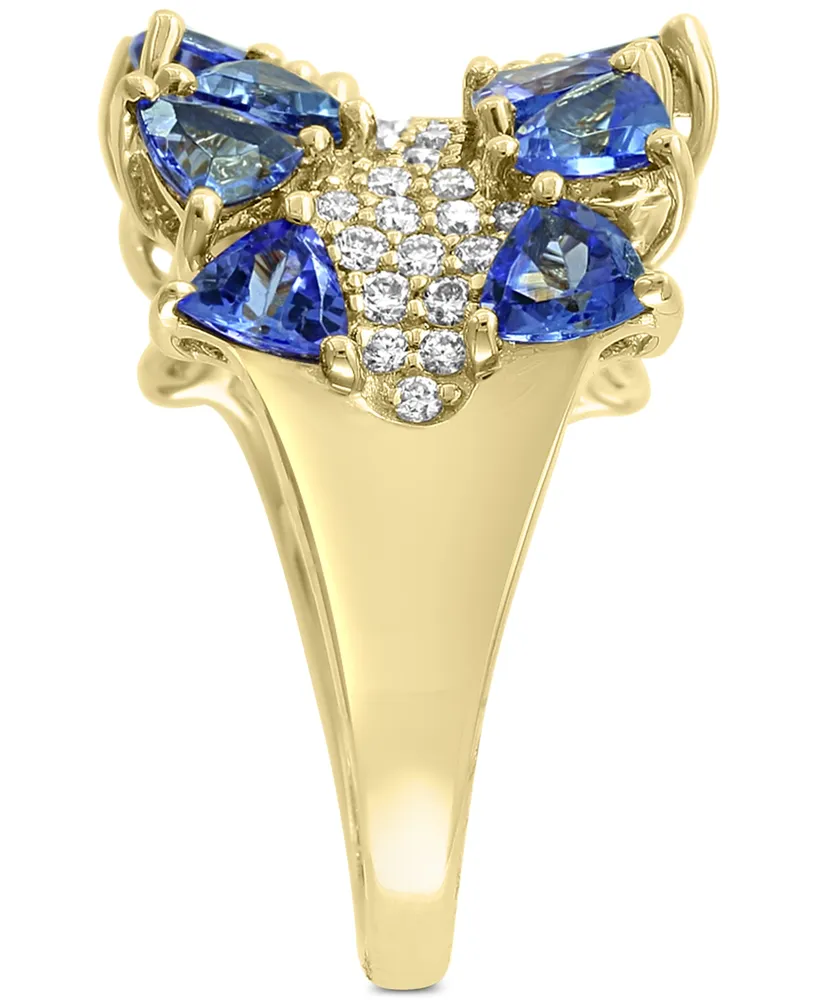 Effy Tanzanite (3 ct. t.w.) & Diamond (3/8 ct. t.w.) Ring in 14k Gold