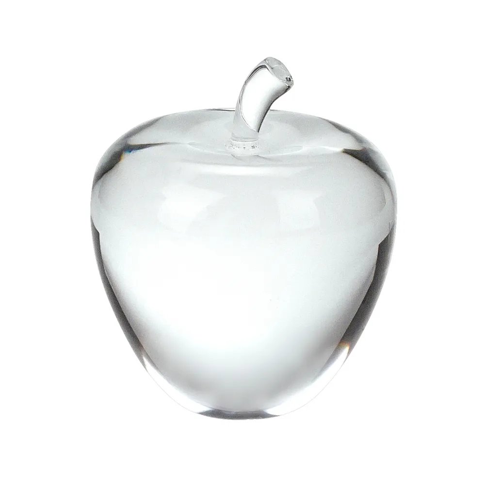 Badash Crystal Apple Art Glass Sculpture