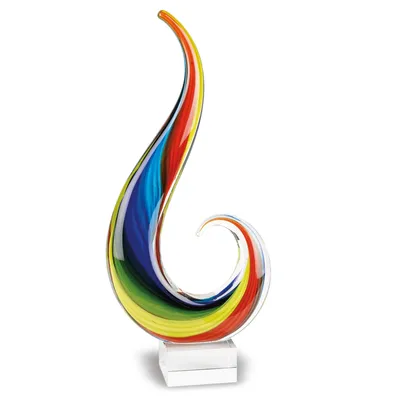 Badash Crystal Rainbow Note 1Sculpture