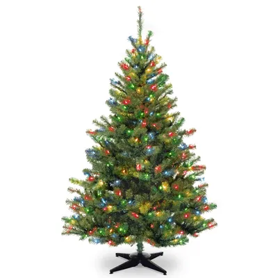 National Tree 6' Kincaid Spruce Tree with 400 Multicolor Lights