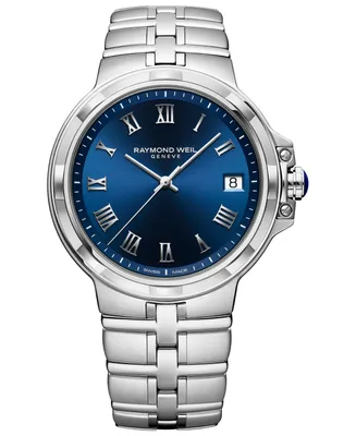 Raymond Weil Men's Swiss Parsifal Stainless Steel Bracelet Watch 41mm