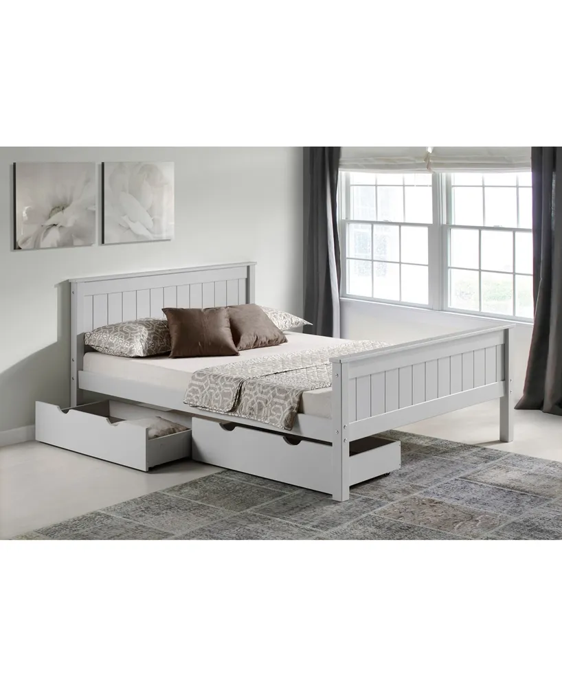 Alaterre Furniture Harmony Full Bed with Storage Drawers