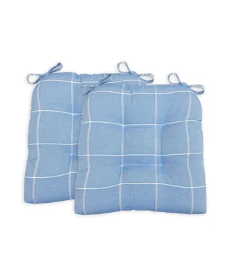 Highland Set of Two Chair Pad Seat Cushions
