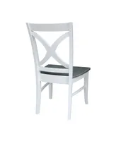 Vineyard Curved X Back Chair, Set of 2