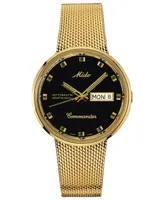 Mido Men's Swiss Automatic Commander Classic Gold