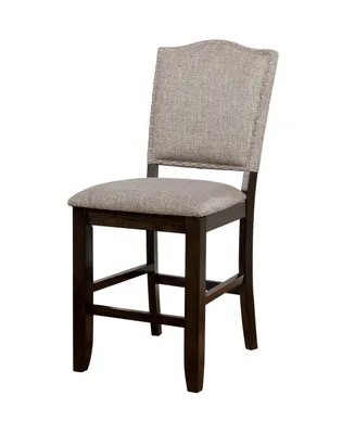 Numara Dark Walnut Pub Chair (Set of 2)