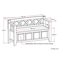 Canton Storage Bench