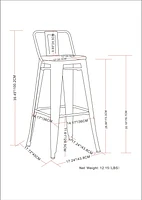 missing swatches-Set of 2 Rayne Barstool - images