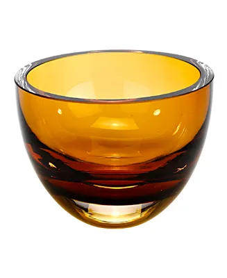 Badash Crystal Penelope Amber Bowl