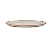 Q Squared Potter Terracotta Melaboo Oval Platter