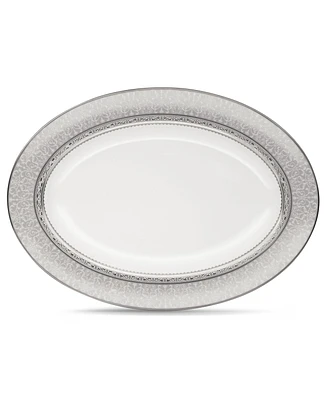 Noritake Dinnerware, Odessa Platinum Oval Platter 14"