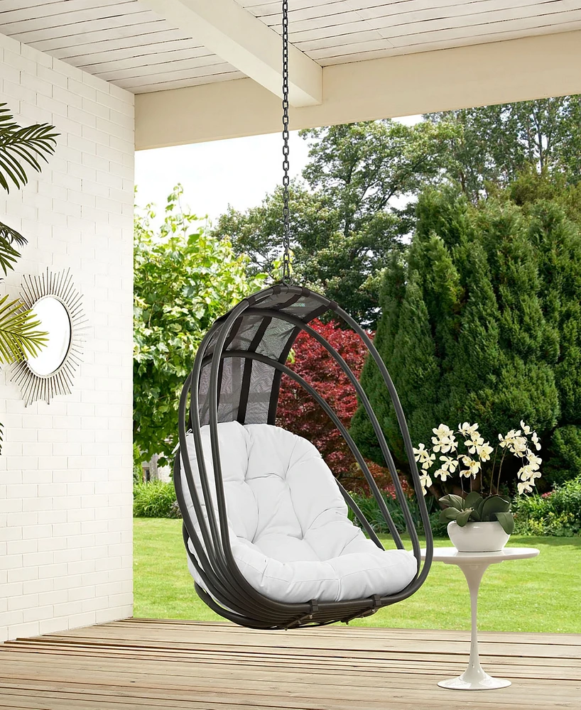 Modway Whisk Outdoor Patio Swing Chair Without Stand