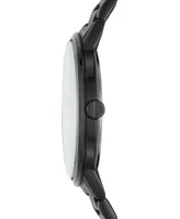 Men's Black Stainless Steel Bracelet Watch 42mm