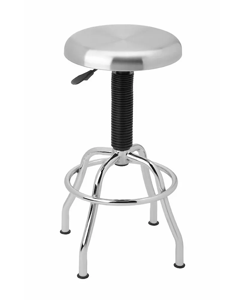 Seville Classics Stainless Steel Pneumatic Work Stool