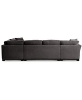 Elliot Ii 138" Fabric 3-Piece Chaise Sleeper Sectional, Created for Macy's