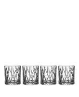 Orrefors City Old Fashioned Glasses, Set of 4