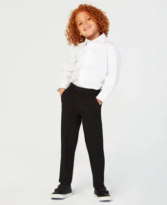 Calvin Klein Little Boys Infinite Stretch Machine Washable Suit Pants