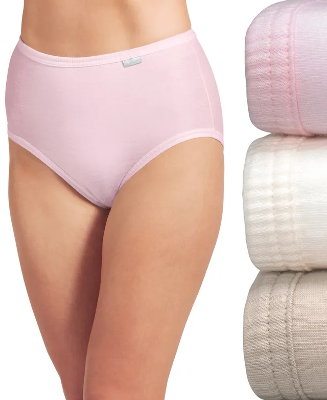 Jockey Elance Supersoft 3 Pack Cotton Brief Underwear 2073 - Macy's