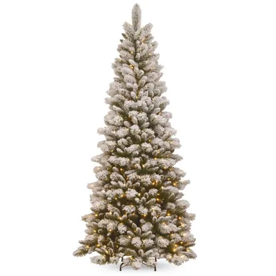 National Tree 7.5' Fiber Optic Fireworks Ornament Tree